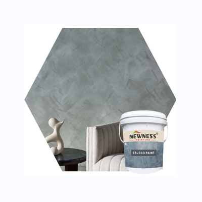 Pintura de textura de estuco para decoração de interiores de paredes de edifícios