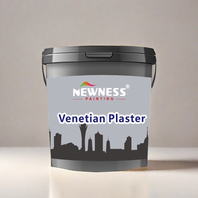 Pintura de parede de gesso veneziano anti-quebra alta brilhante com forte adesão e ferramentas de lote