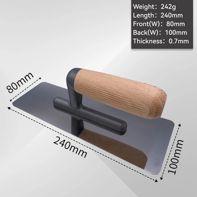 Trolas de manuseio de borracha de aço inoxidável para acabamento de gesso