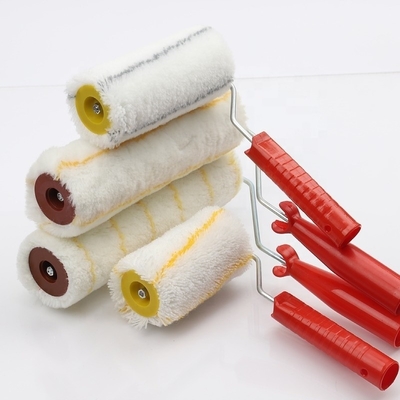 9&quot; de algodão material de escovação de pintura decorativa rolor com quadro de liberação rápida