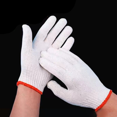Guantes de trabalho manual de algodão de malha para homens