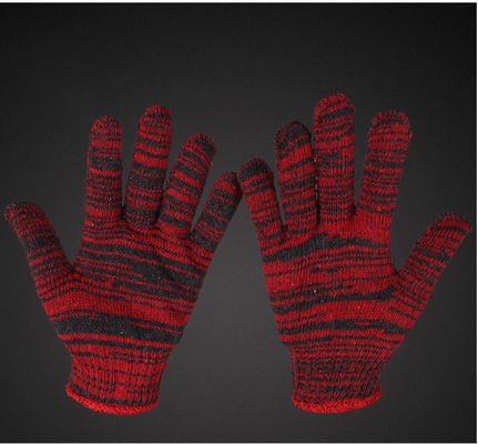 Guantes de trabalho manual de algodão de malha para homens