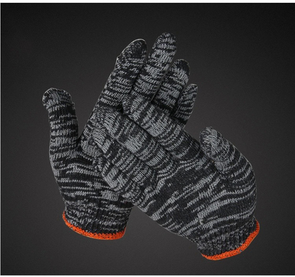 Guantes de trabalho manual de algodão de malha para homens