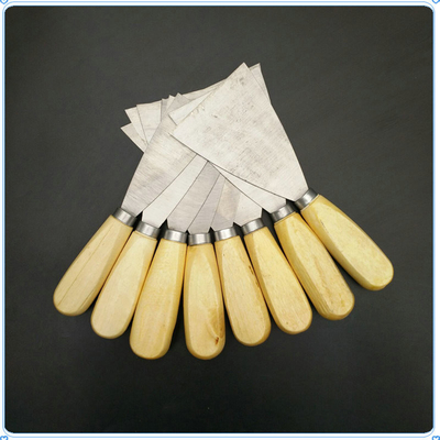 Raspador de tinta de manobra de madeira 4in1 Conjunto de 2 &quot; 3&quot; 4 &quot; 5&quot; lâmina de aço carbono para telha de parede