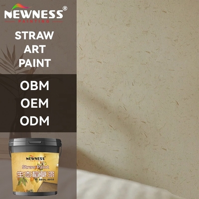 Construção de revestimento de pintura de parede de estuque elástico com texturas múltiplas duráveis pintura de arte