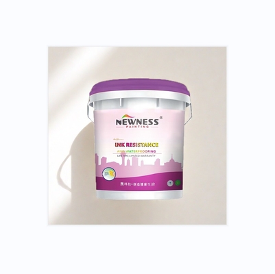 Método de aplicação de pincel de pintura de parede interior Materiais primários acrílicos Tinta emulsão