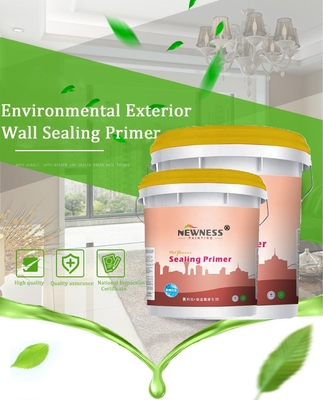 Parede exterior Casa Engenharia Edifício Decoração Primer de vedação resistente a álcalis