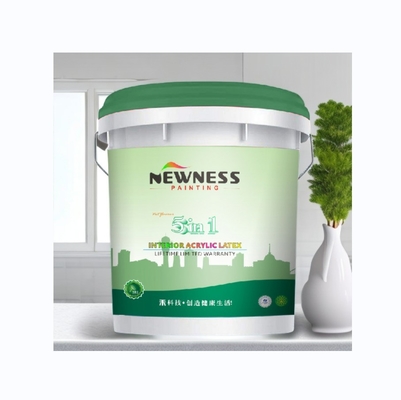 Pintura de parede de interiores lavável sem odor Pintura de emulsão acrílica para casa