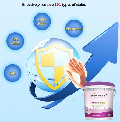 Pintura de parede emulsão de látex para interiores ecológica CAS n.o 25085-34-1 Rosa ou cor personalizada