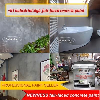 Estado de revestimento líquido Alta dureza Componentes únicos/dobres Microcimento de pintura para qualquer superfície