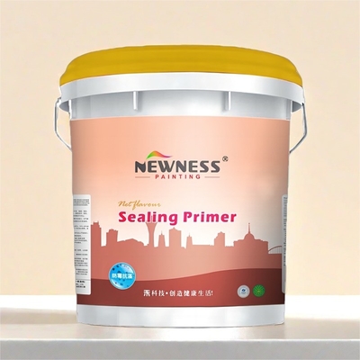 Primer de revestimento líquido profissional para construção de tinta de emulsão branca resistente a álcalis