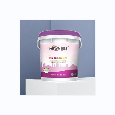 Aparência de filme duro Pintura de parede interior Pintura emulsão de látex para decoração de interiores