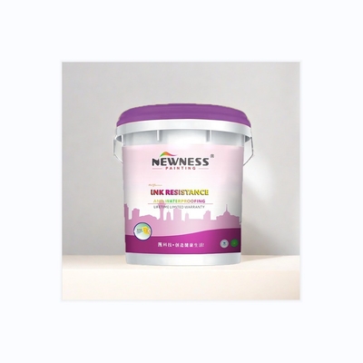 Área de Aplicação de Aço Parede Interior Emulsão Pincel Pintura de Látex Acrílico em Branco