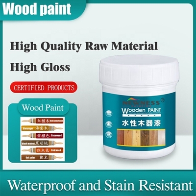 Método de aplicação de pincel e spray PU Verniz de madeira transparente Primer Coating Sanding Sealer Paint