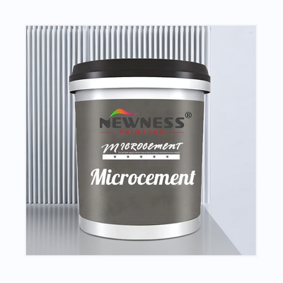 Pintura de parede e piso de micro cimento de alta dureza espessura de 2-3 mm para venda em 2024