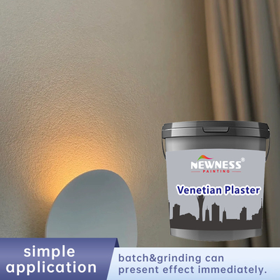 Revestimento líquido brilhante para gesso veneziano branco resistente à água