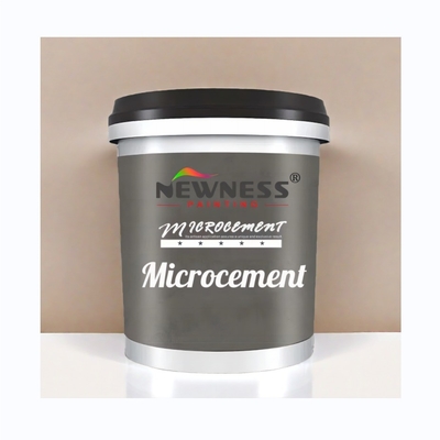 Pintura de látex acrílico de parede interior à base de silicato para decoração de micro cimento líquido