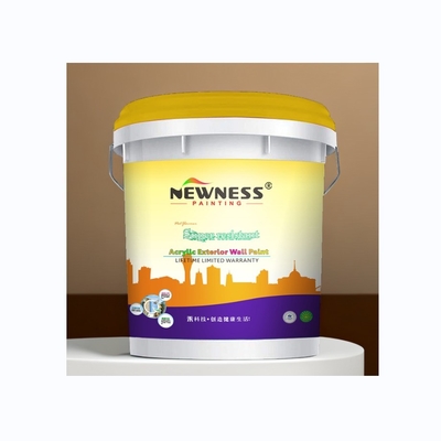 Revestimento hidrofóbico para decoração de paredes exteriores Tinta resistente ao calor a altas temperaturas