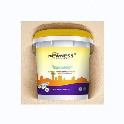 Tinta de Pedra Natural com Super Adesão Amarelo à Base de Água para Aplicação de Pincel em Pedra