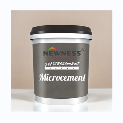 20KG/BUCKET Volume Kit de piso de microcimento Alto acabamento brilhante Resistente a arranhões durável