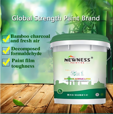 Emulsão para interiores saudável Mat Paint com 20 kg/BUCKET volume e revestimento líquido de estado