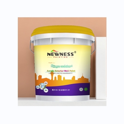 Emulsão de pintura externa amarela de boa resistência à sujeira para aplicação em escovas de chumbo