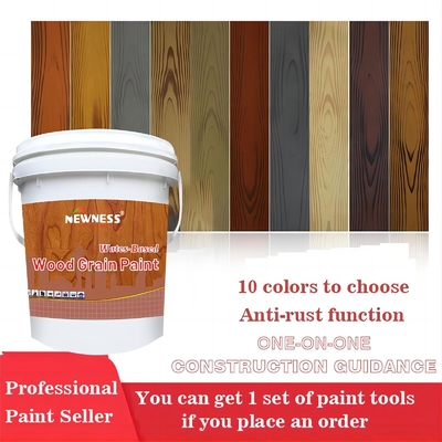 Volume 20KG/BUCKET Matt Wood Grain Powder Coating Paint para efeito de madeira de alumínio