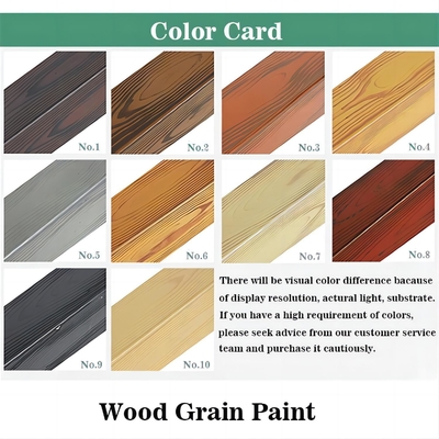 Volume 20KG/BUCKET Matt Wood Grain Powder Coating Paint para efeito de madeira de alumínio