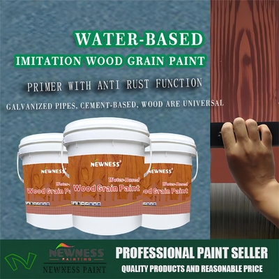 Destaque grãos de madeira com polyurethane spray aplicação de revestimento líquido óleo mancha de madeira