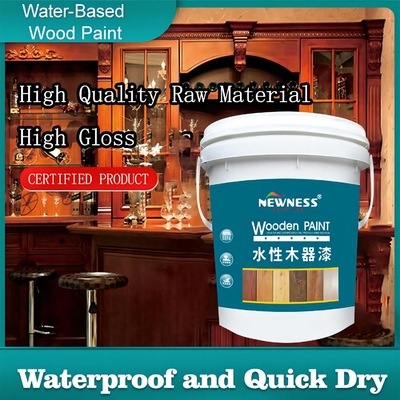 Revestimento líquido de última geração Epoxi Pu Matt Topcoat para móveis Laca acabamento de madeira
