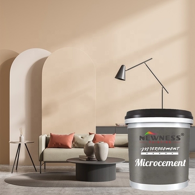 Revestimento fino Pintura de textura de estuco Pintura de parede de cabine com revestimento de micro cimento brilhante