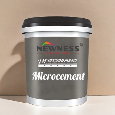 Pintura de micro cimento de alta adesão 20 kg/BUCKET Pintura de acabamento de revestimento de textura impermeável