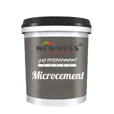 Pintura de micro cimento de alta adesão 20 kg/BUCKET Pintura de acabamento de revestimento de textura impermeável
