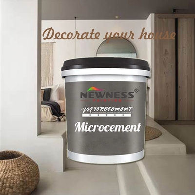 Pintura de micro cimento de alta adesão 20 kg/BUCKET Pintura de acabamento de revestimento de textura impermeável