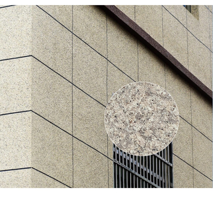 Método de aplicação de borracha de pintura de granito líquido ecológico para revestimento de edifícios