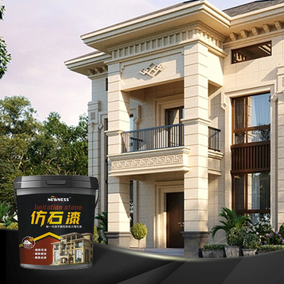 Pintura de pedra de mármore exterior em várias cores para aplicação de spray de parede exterior