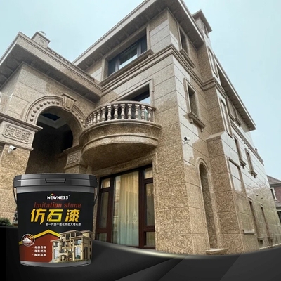 Pintura de pedra de mármore exterior em várias cores para aplicação de spray de parede exterior