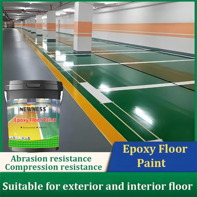 Kit de revestimento de piso de flocos de epoxi coloridos com tinta epoxi e revestimento auto-nivelado