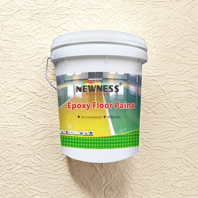 Revestimento industrial de pintura de piso de resina epoxi antiestática em estado líquido