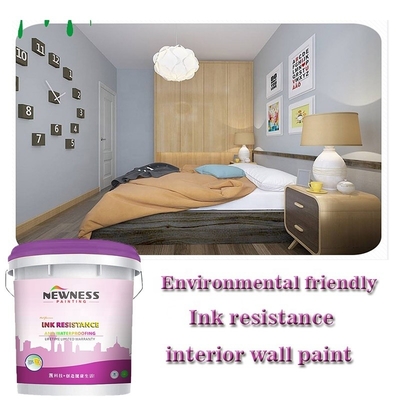 Aplicação de alumínio Super Branco Interior Parede Emulsão Pintura com e Cobertura de Potência