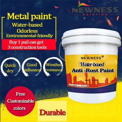 Pintura intermediária de óxido de ferro de alta brilho para resistência à corrosão superior
