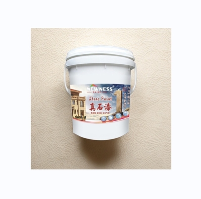 2024 pintura de parede exterior com tempo de secagem rápido e textura de pedra natural duradoura