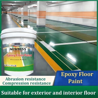 Pintura de piso epoxi auto-nivelação com excelente resistência à compressão e resistência ao pó