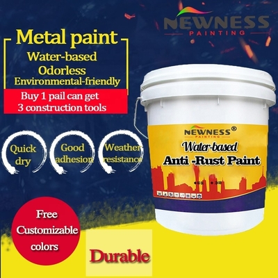 Proteção de metal Pintura de esmalte alquídico de cor personalizada com função de primer e acabamento
