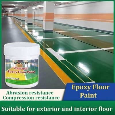 Pinturas de cor acrílicas de porão de garagem Epoxi Auto-nivelação de revestimento para pisos personalizados