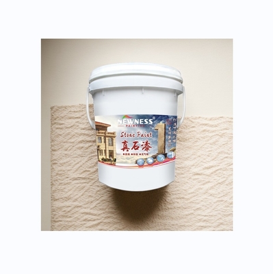 Resistente a rachaduras Granito líquido Exterior Pedra natural Pintura 250 horas Resistência ao envelhecimento