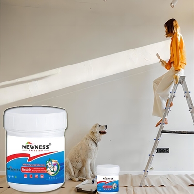 Pintura impermeável de poliuretano de componente único para piscinas