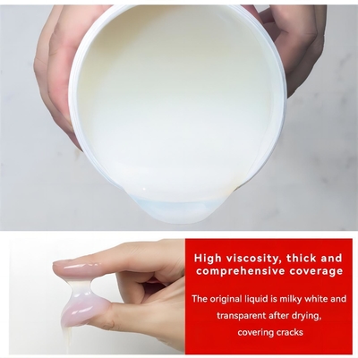 Método de aplicação do pincel Revestimento de telhado de silicone para edifícios de impermeabilização transparente
