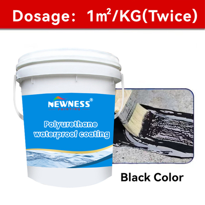 4H Tempo de secagem Tinta de poliuretano preto com pigmentos resistentes ao clima e fosfato de zinco