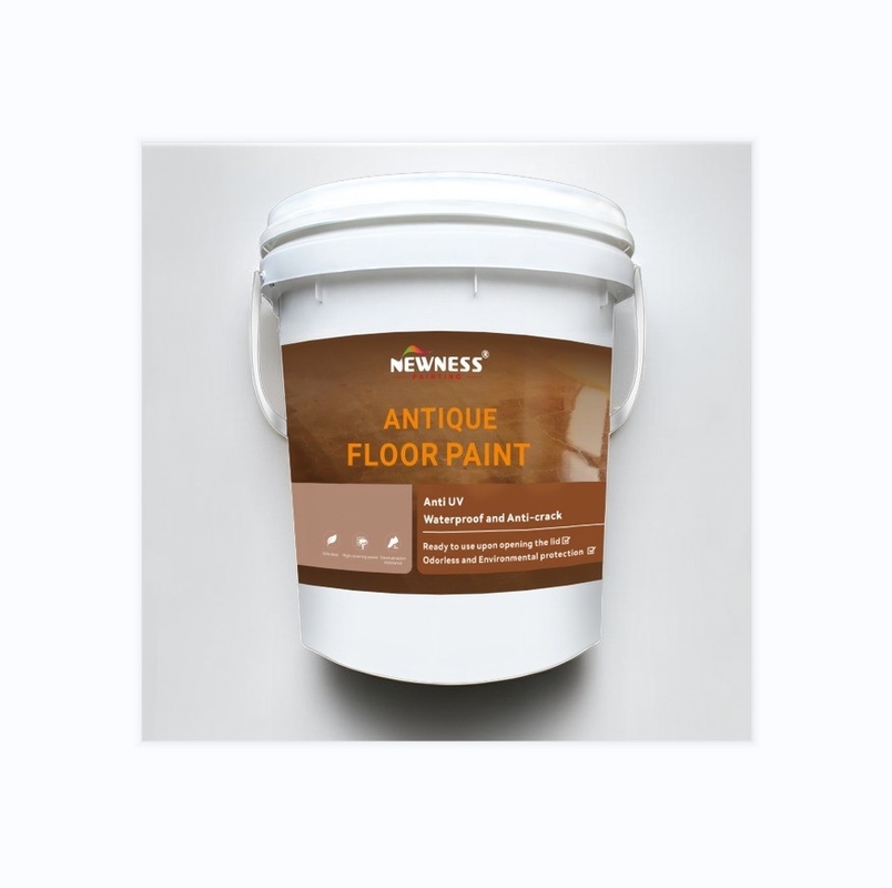 Revestimento de edifícios Tinta de piso epoxi antiquada resistente a intempéries para áreas externas